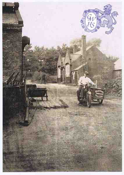 30-085 Through the Gas Works to the fields - Oswalds on motorbike - Wigston Magna