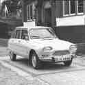 30-208a The Gas Office bungalow with a Citroen Dyane parked on the site of the former weighbridge in June 1973