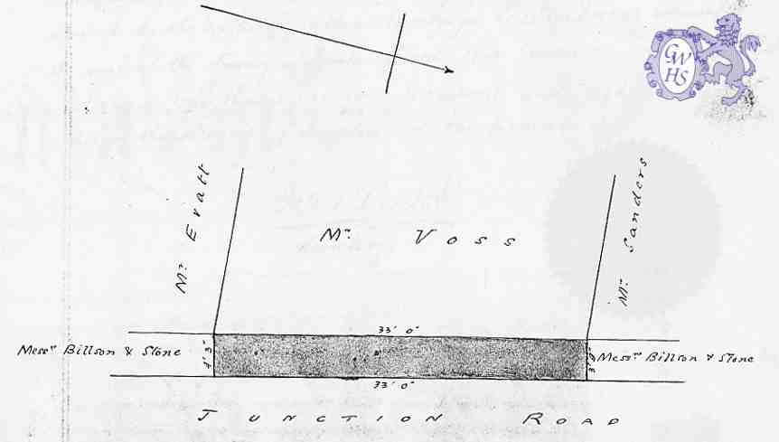 26-004 James Voss plot of land adjacent to Junction Road Wigston Magna1895