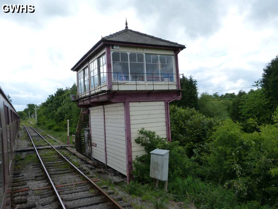23-363 Kilby Bridge signal box in new location at Hammersmith on the Midland Railway- Butterley June 2013