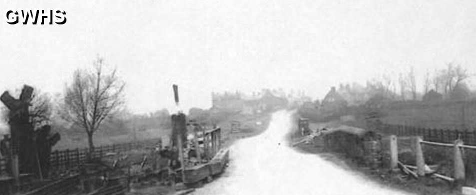 29-045 Rebuilding of the old bridge over the river Sence in 1936