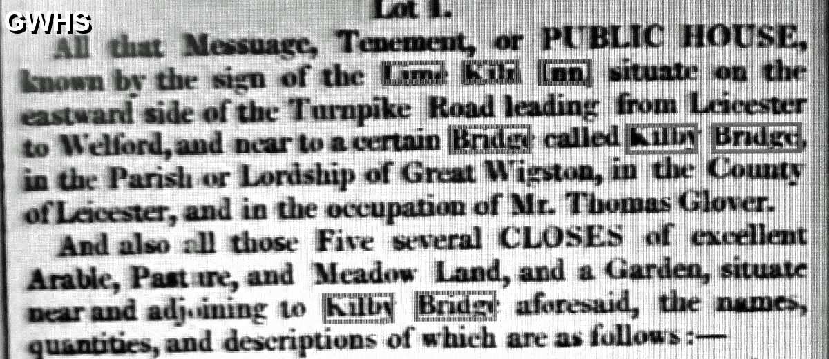 33-553 Lime Kilns Inn Kilby Bridge