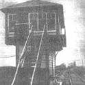 15-011a Dennis Barton Signalman at Kilby  Bridge signal box