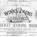 15-020 Kilby Bridge Cricket Score Book 1874