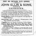 15-029 Advert for John Ellis & Sons 1868 edition of the Spencers Leicester Almanak