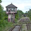 23-360 Kilby Bridge signal box in new location at Hammersmith on the Midland Railway- Butterley June 2013