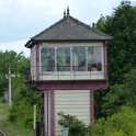23-364 Kilby Bridge signal box in new location at Hammersmith on the Midland Railway- Butterley June 2013