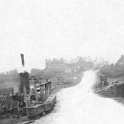 29-045 Rebuilding of the old bridge over the river Sence in 1936