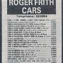 29-523 Roger Frith Cars Kilby Bridge