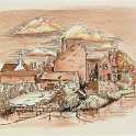 33-471 The back of the Navigation Inn Kilby Bridge by Donald E Green