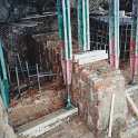 8-302 Kilby Bridge - bridge foundations at restoration in 2000