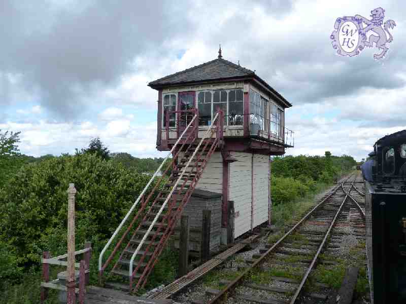 23-362 Kilby Bridge signal box in new location at Hammersmith on the Midland Railway- Butterley June 2013