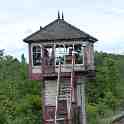 23-359 Kilby Bridge signal box in new location at Hammersmith on the Midland Railway- Butterley June 2013