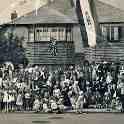 32-330 VE Day Street Party ; Photograph taken in Kingston Avenue opposite The Crescent