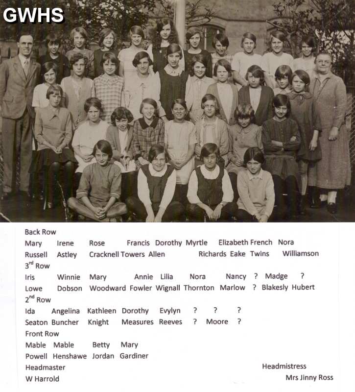 25-112 National School Long Street Wigston Magna circa 1929 