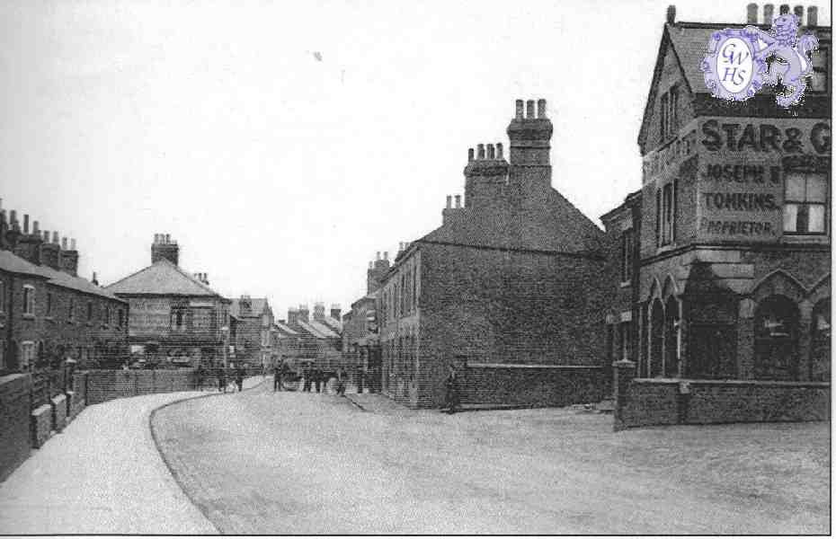 22-502 Leicester Road with Star & Garter on the right Wigston Magna 1914