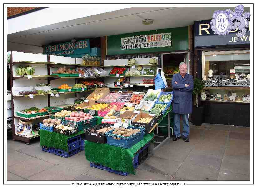 29-190 Wigston Fruit & Veg The Arcade Leicester Road Wigston Magna 2011