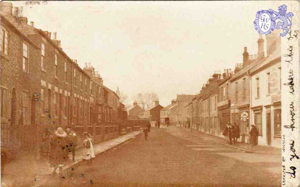 31-205 Leicester Road Wigston Magna postcard 1904