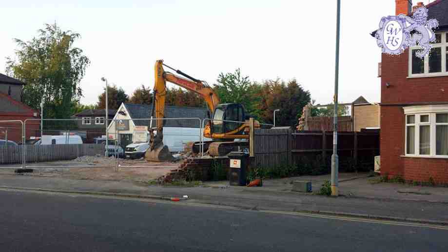 32-127 Demolition of the art deco house on Leicester Road Wigston Magna