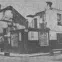 22-463 Off Licence premises of Mr D Tyler being demolished in Leicester Road Wigston Magna 1967 22-463 Off Licence premises of Mr D Tyler being demolished in Leicester Road Wigston Magna 1967