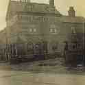 29-616 Star & Garter Inn Wigston Magna with Two Steeples factory in the rear 29-616 Star & Garter Inn Wigston Magna with Two Steeples factory in the rear