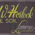 30-134 W Horlock & Sons sign 1966 30-134 W Horlock & Sons sign 1966