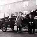 6-53 Eric Mason with Roger Pasks milk - outside '10 Row' Leicester Road Wigston Magna now Doris' Wool Shop 6-53 Eric Mason with Roger Pasks milk - outside '10 Row' Leicester Road Wigston Magna now Doris' Wool Shop