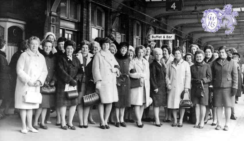1st February 1969 on Leicester Railway Station London Road on route to a reunion in London for the Women's Land Army