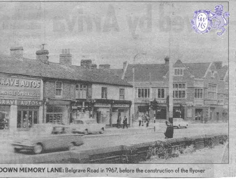 29-418 Belgrave Road Leicester 1967 before construction of the flyover