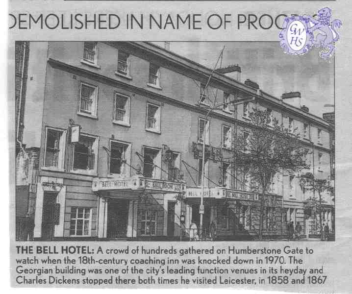 29-419 Bell Hotel Humberstone Gate Leicester c 1950