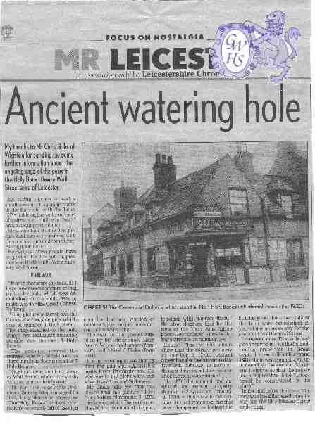 29-490 The Crown & Dolphin Leicester c 1910