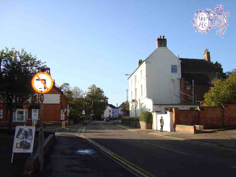 17-055 Long Street Wigston Magna 2011 looking South showing Manor House in white