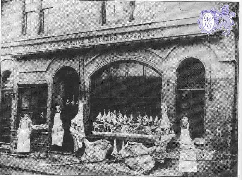 18-002 Co-op butchers Long Street Wigston Magna circa 1902