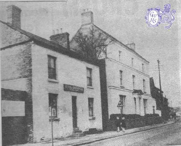 21-022 Long Street Wigston Magna old Civil Defence office from WWII photo circa 1971