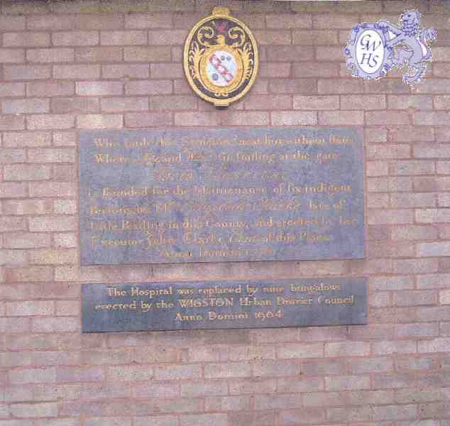 22-302 Inscription from buildings in Long Street Wigston Magna gifted by Elizabeth Clarke
