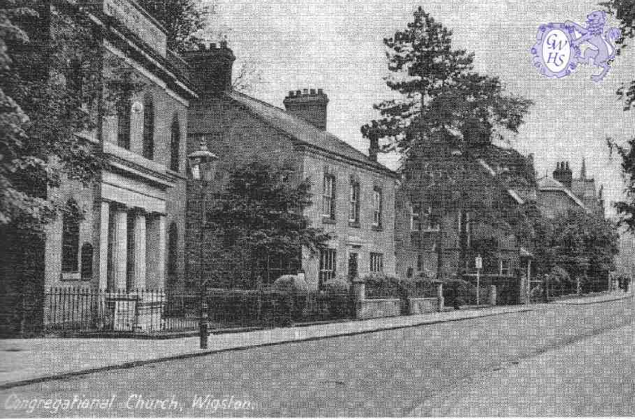 22-343 The Cong's - Congregational Chapel - United Reform Church Long Street Wigston Magna 1935