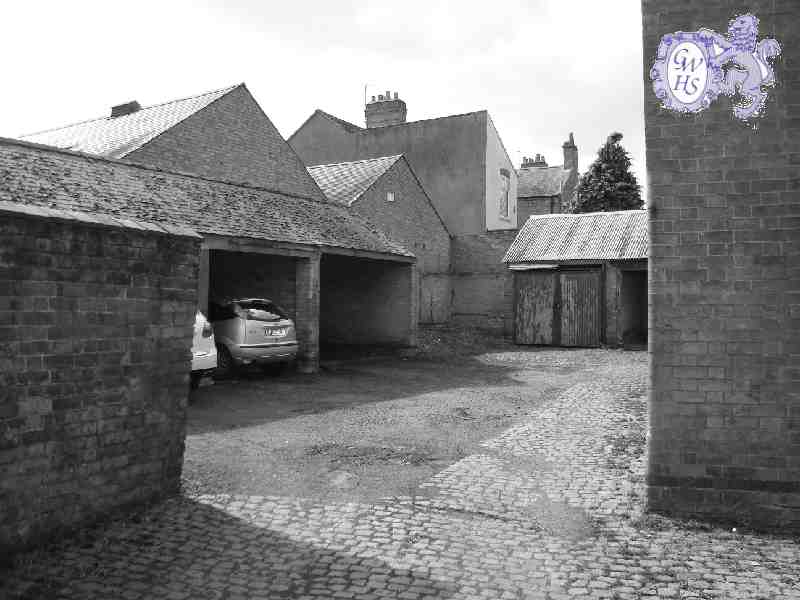 23-314a outbuildings behind number 22 Long Street Wigston Magna May 2013