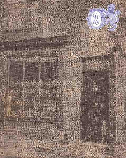25-041 Mrs Lucy Clark's Confectionery Shop Long Street Wigston Magna circa 1900