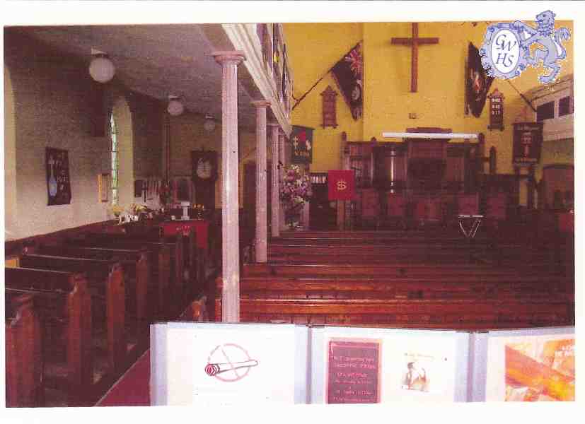 29-663 Internal view of the United Reformed Church before internal changes in 2008 Long Street Wigston Magna
