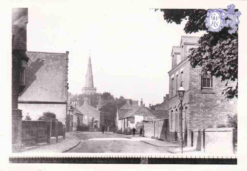 8-186 Long Street Wigston Magna circa 1908 right foreground is Mr Freckingham's butchers shop.