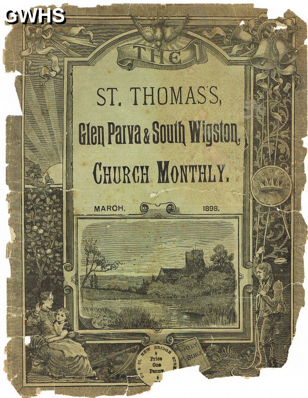 23-398 St Thomas's Glen Parva & South Wigston Church Monthly March 1898