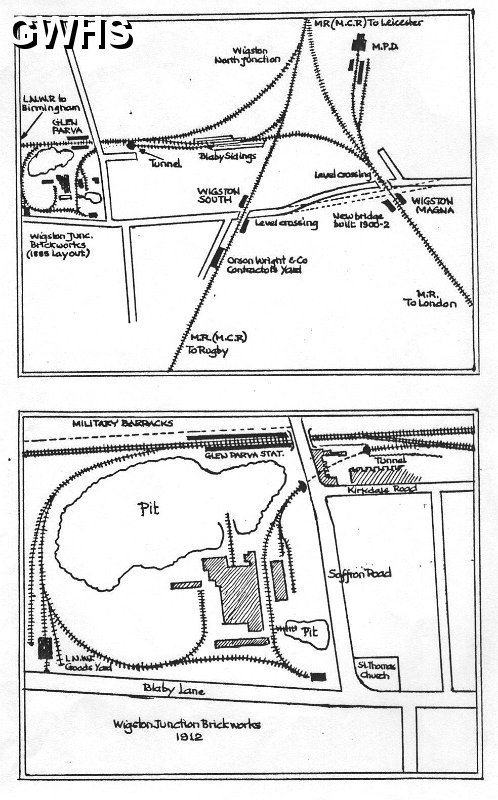 29-405 Wigston Junction Brickworks Layout South Wigston