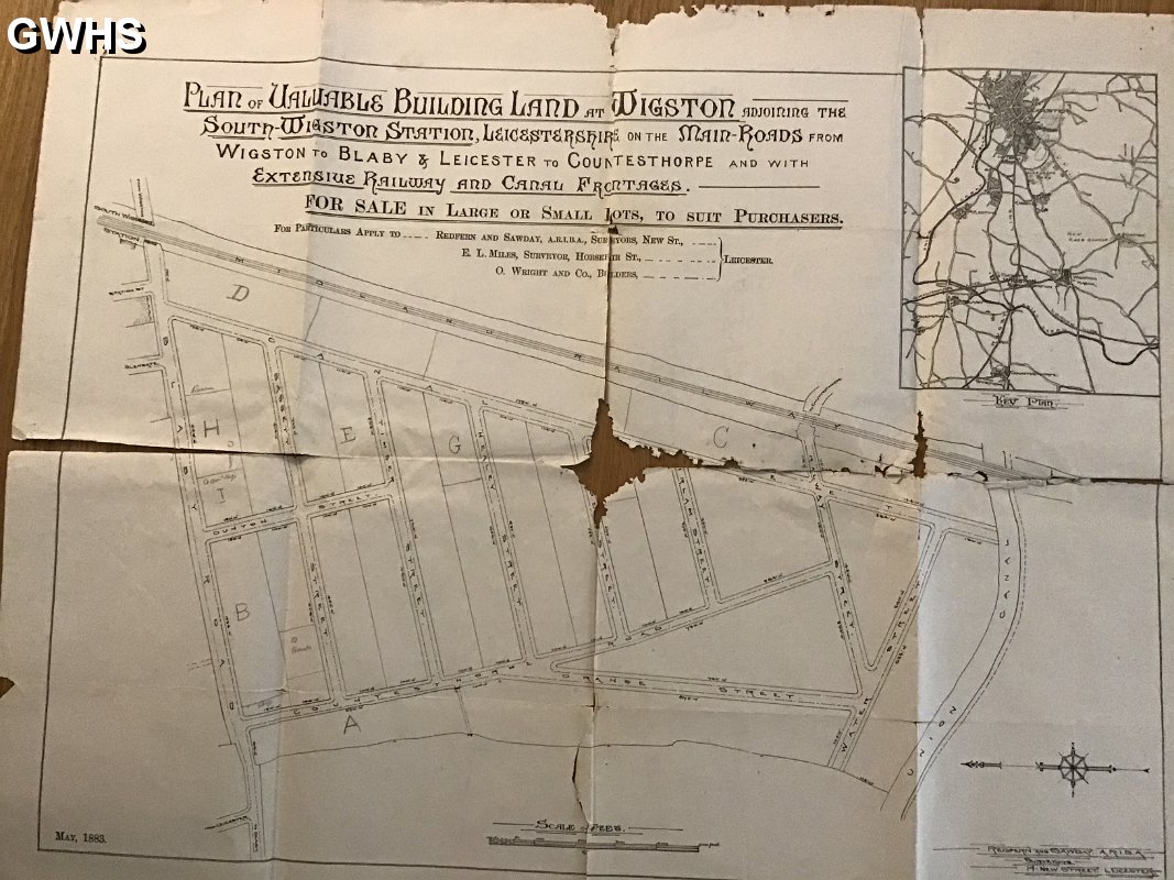 35-616 Orson Wright building Land South Wigston 1883