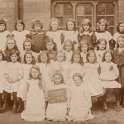 25-092 Wigston Church of England School girls Class II 1908 Wigston Magna