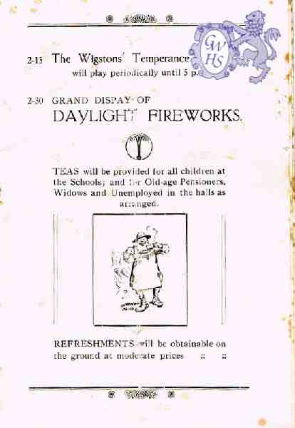 22-299 Silver Jubilee King George V - Wigston Events Programme 1935 Pt 4