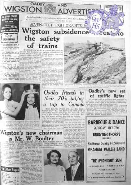 31-290 Wigston Subsidence May 1971