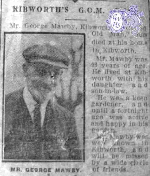 31-297 A Wigston man buried at kibworth cemetery