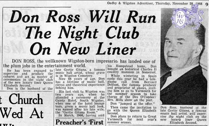 32-281 Don Ross husband to Gertie Gitana
