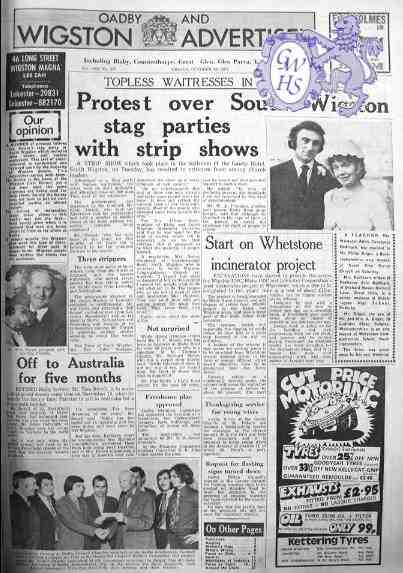 32-294 outh Wigston Stag Parties October 29th 1971