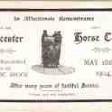 25-071 In Remembrance of the Horse Cars 1904 25-071 In Remembrance of the Horse Cars 1904
